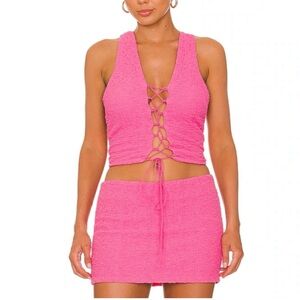 H:ours Pink Skirt Set